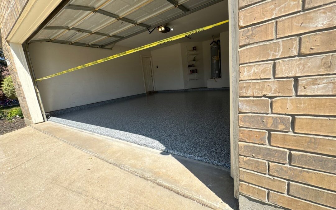 Garage Floor Coating Project For A Cross Roads, TX Homeowner