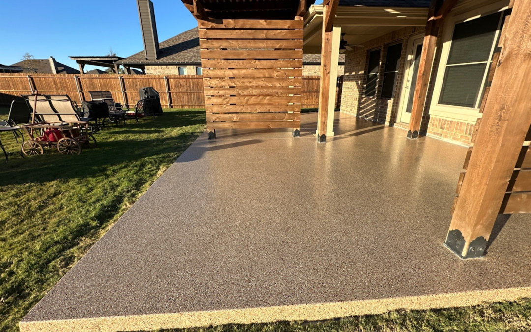 Transforming a Pilot Point Patio: From Bland Concrete to Stunning Outdoor Living Space